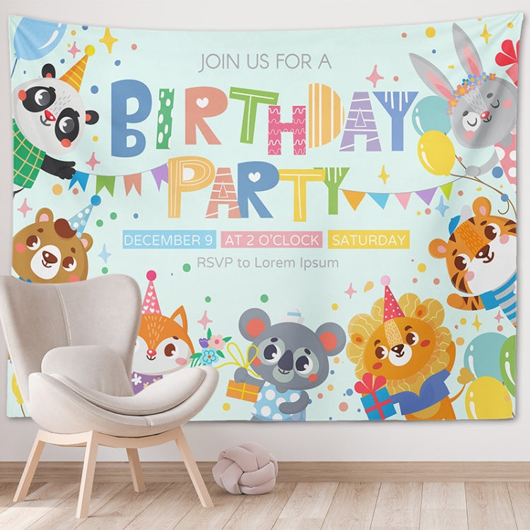 Happy Birthday Photo Backdrop Party Decoration Tapestry, Size: 150x130cm(GT56-8) - Cartoon by PMC TechLife | Online Shopping South Africa | PMC TechLife | Buy Now Pay Later Mobicred