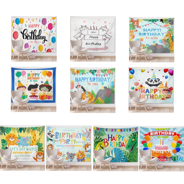 Happy Birthday Photo Backdrop Party Decoration Tapestry, Size: 150x130cm(GT56-7) - Cartoon by PMC TechLife | Online Shopping South Africa | PMC TechLife | Buy Now Pay Later Mobicred