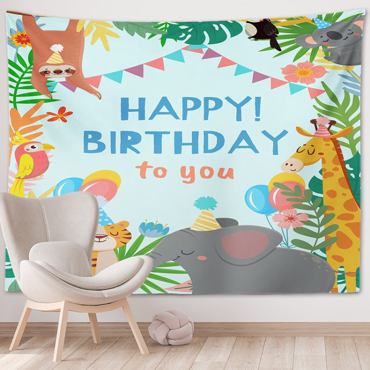 Happy Birthday Photo Backdrop Party Decoration Tapestry, Size: 230x150cm(GT56-3) - Cartoon by PMC TechLife | Online Shopping South Africa | PMC TechLife | Buy Now Pay Later Mobicred