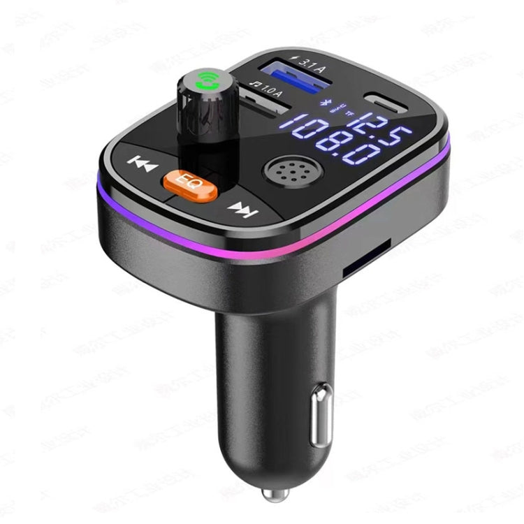 Q10 Car Bluetooth MP3 With TYPE-C Port PD Charging FM Transmitter - Bluetooth Car Kits by PMC TechLife | Online Shopping South Africa | PMC TechLife | Buy Now Pay Later Mobicred