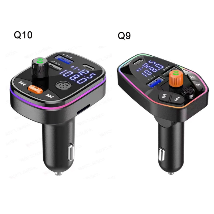 Q10 Car Bluetooth MP3 With TYPE-C Port PD Charging FM Transmitter - Bluetooth Car Kits by PMC TechLife | Online Shopping South Africa | PMC TechLife | Buy Now Pay Later Mobicred