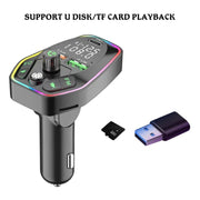 Q9 Car Bluetooth MP3 With TYPE-C Port PD Charging FM Transmitter