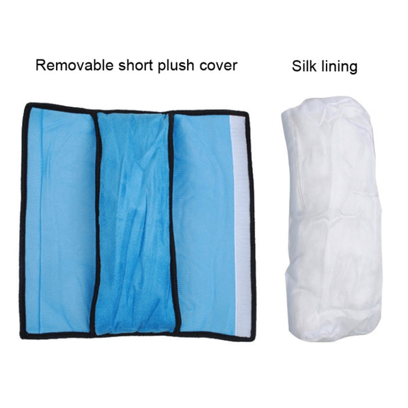 5pcs Children Car Seat Belt Protective Cover Thickened Plush Shoulder Pillow(Gray)