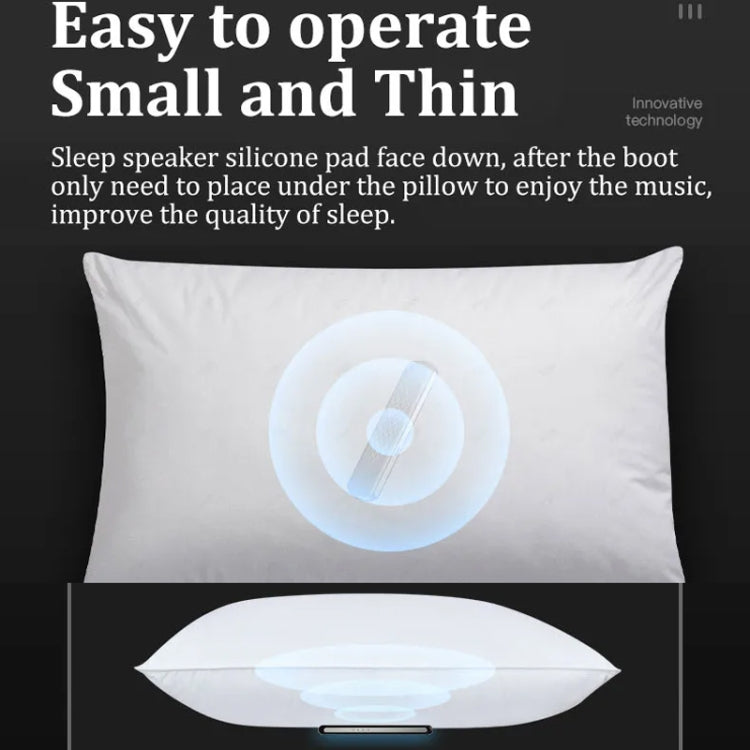 Soundproof Painless Bone Conduction Sleep Speaker Portable White Noise Sleeping Aid(Black) - free shipping - PMC TechLife - Order now!