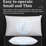 Soundproof Painless Bone Conduction Sleep Speaker Portable White Noise Sleeping Aid(Black)