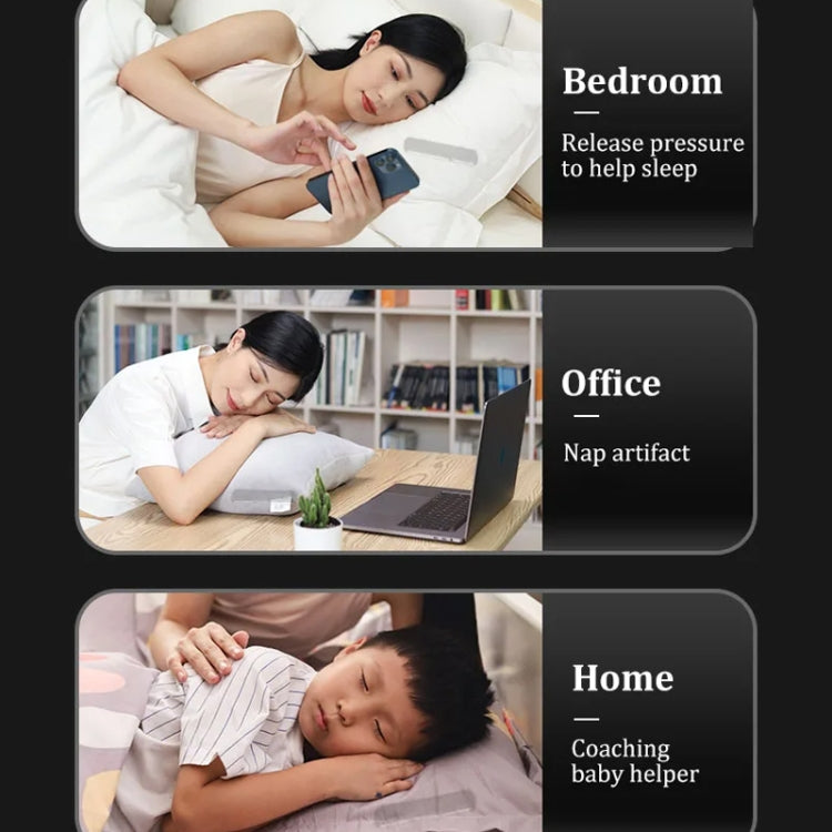 Soundproof Painless Bone Conduction Sleep Speaker Portable White Noise Sleeping Aid(Black) - free shipping - PMC TechLife - Order now!