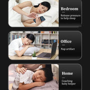 Soundproof Painless Bone Conduction Sleep Speaker Portable White Noise Sleeping Aid(Black)