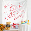 Birthday Layout Hanging Cloth Children Photo Wall Cloth, Size: 180x230cm Velvet(32) - Cartoon by PMC TechLife | Online Shopping South Africa | PMC TechLife | Buy Now Pay Later Mobicred