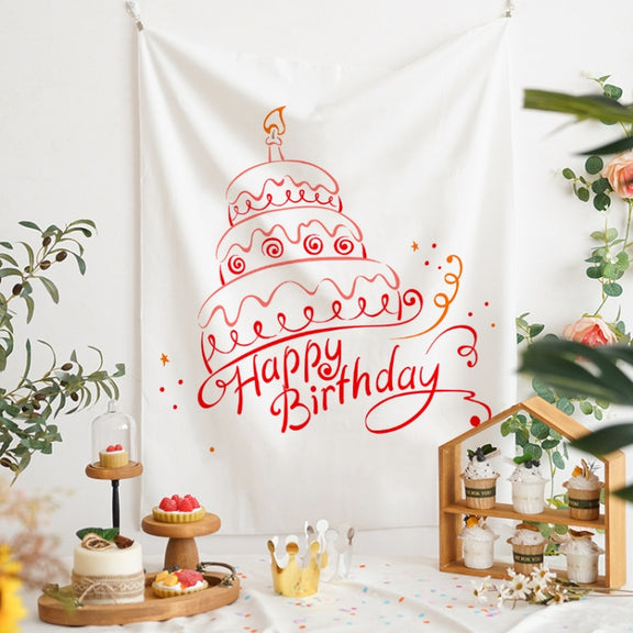 GT282 Birthday Background Cloth Party Scene Arranges Children Photos, Size: 150x200cm Velvet Cloth(31)