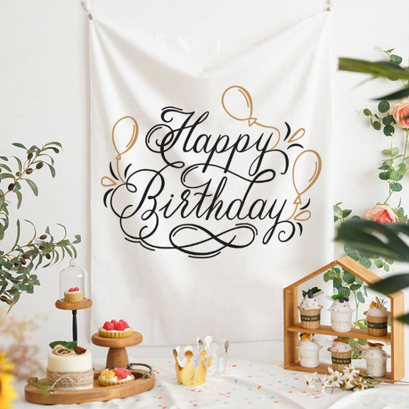 GT282 Birthday Background Cloth Party Scene Arranges Children Photos, Size: 150x200cm Velvet Cloth(23)