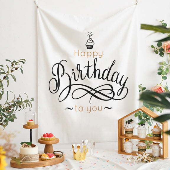 GT282 Birthday Background Cloth Party Scene Arranges Children Photos, Size: 150x200cm Velvet Cloth(24)