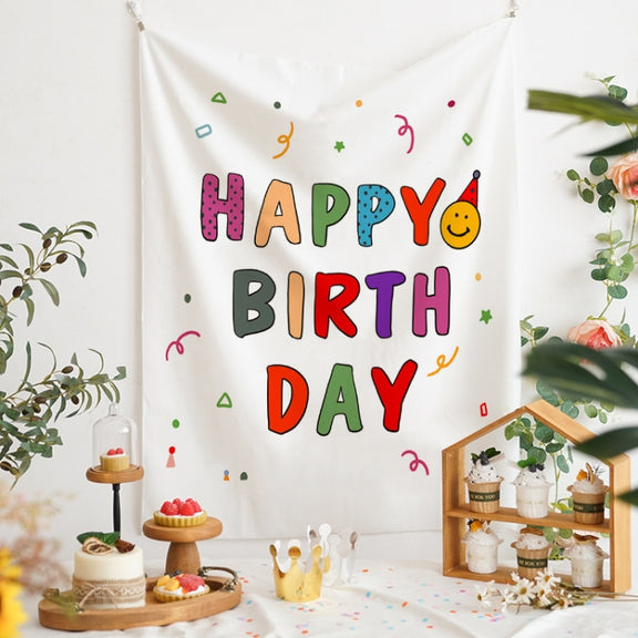 GT282 Birthday Background Cloth Party Scene Arranges Children Photos, Size: 150x200cm Velvet Cloth(27)