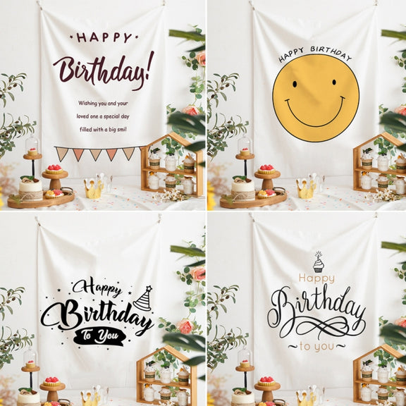 GT282 Birthday Background Cloth Party Scene Arranges Children Photos, Size: 150x200cm Velvet Cloth(22)