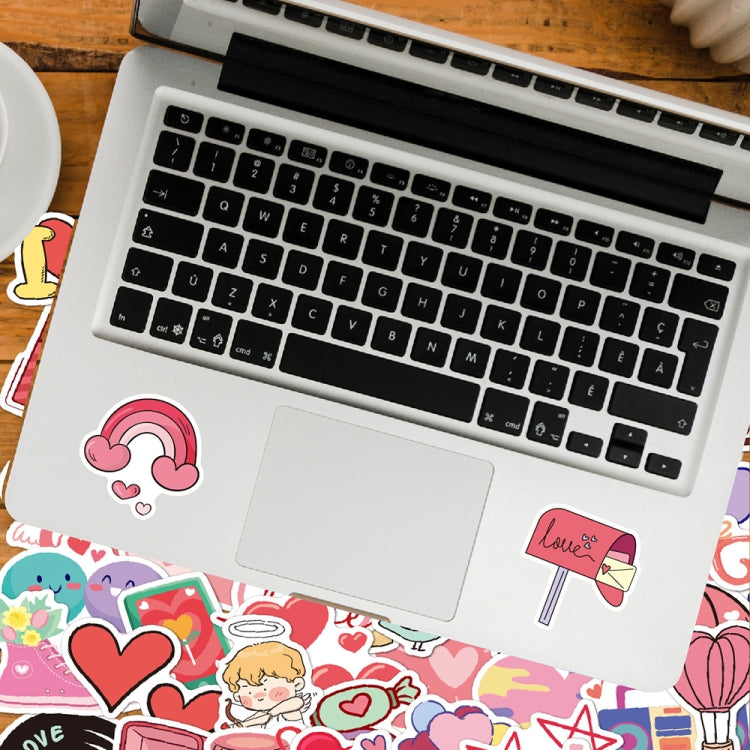 4sets Valentine Day Gifts Decorative Stickers Cartoon Waterproof Water Cup Sticker, Spec: N14 - Handbook Decorative Stickers by PMC TechLife | Online Shopping South Africa | PMC TechLife | Buy Now Pay Later Mobicred