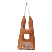 8146 Cartoon Adjustable Car Children Sleep Safety Belt U-shaped Neck Pillow(Coffee Monkey)