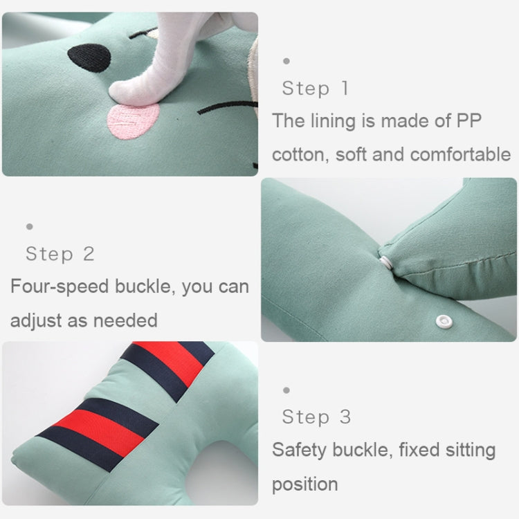 8146 Cartoon Adjustable Car Children Sleep Safety Belt U-shaped Neck Pillow(Gray Totoro) - Seat Belts & Padding by PMC TechLife | Online Shopping South Africa | PMC TechLife | Buy Now Pay Later Mobicred
