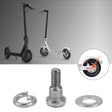 For Xiaomi Mijia M365/PRO 5pcs Scooter Rear Wheel Fixing Screws(White) - Accessories & Parts by PMc TechLife | Online Shopping South Africa | PMc TechLife | Buy Now Pay Later Mobicred