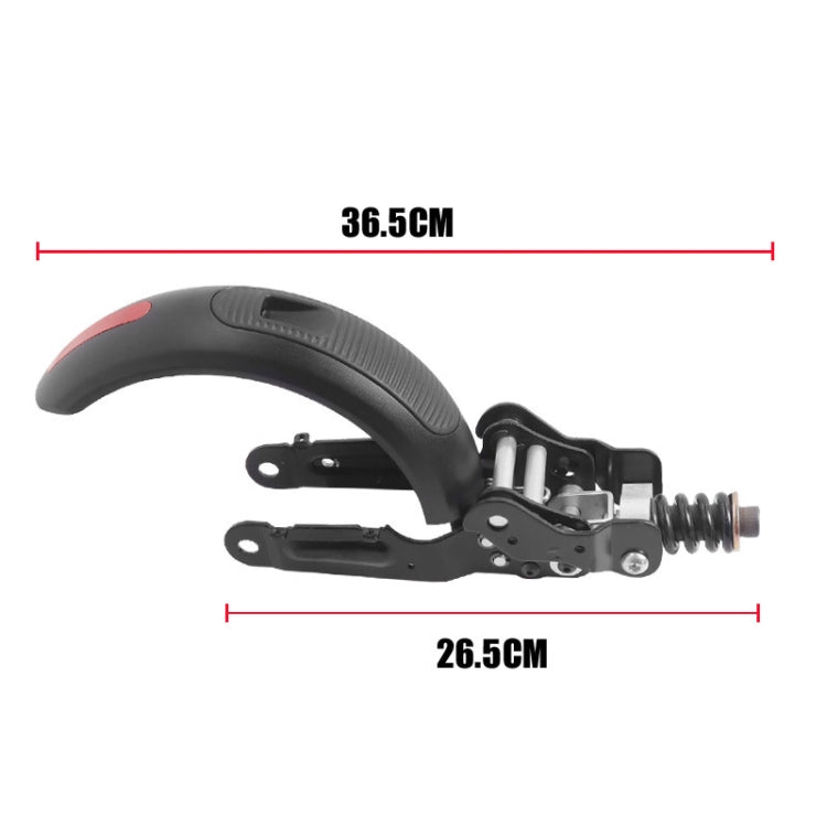 Rear Shock Absorber Rear Fender Reducer Assembly Kit for Ninebot ES1/ES2/ES3/ES4(Black) - free shipping - PMC Jewellery - Order now!