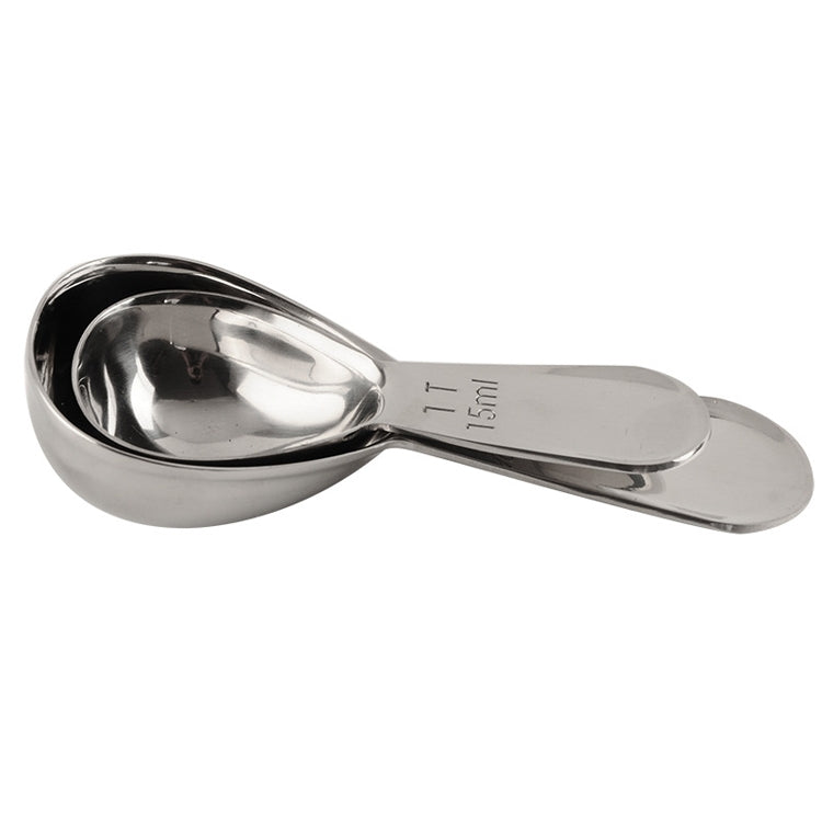 YG-MC12 304 Thickened Stainless Steel Coffee Spoon Scales Scaling Spoon, Specification: Small - free shipping - PMC TechLife - Order now!