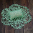 Hollow Lace Round Blanket + Pillow Suit Baby Photography Props(Light Green) - Baby Photo Props by PMC TechLife | Online Shopping South Africa | PMC TechLife | Buy Now Pay Later Mobicred