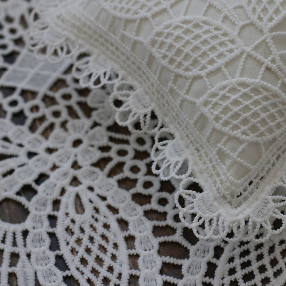 Hollow Lace Round Blanket + Pillow Suit Baby Photography Props(Light Green)