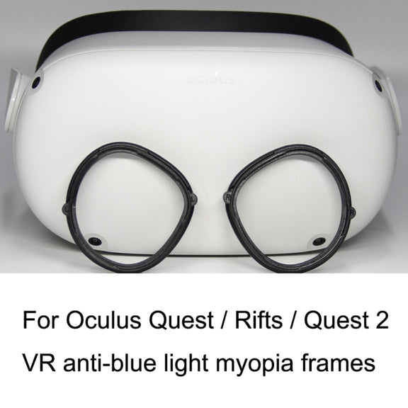 For Oculus Quest / Rifts / Quest 2 1pair VR All-in-one Glasses Frame Magnetic Suction Frame Can Match Myopic Lenses(Black)