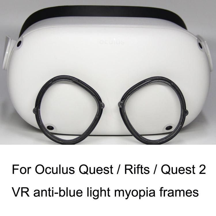 For Oculus Quest / Rifts / Quest 2 1pair VR All-in-one Glasses Frame Magnetic Suction Frame Can Match Myopic Lenses(Black)