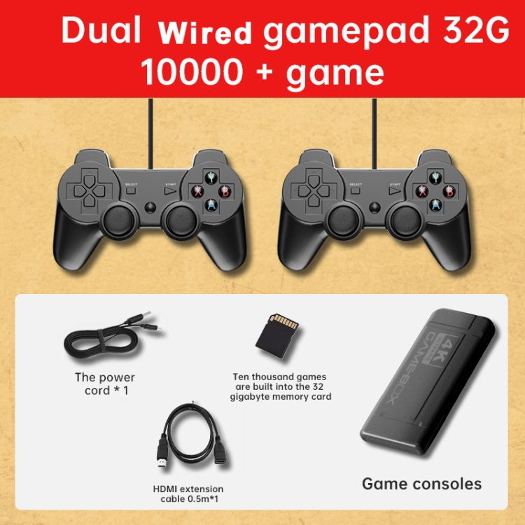 K9 Game Console Home TV Double Battle Simulator 32G Cable Built-in 100000 Games - Pocket Console by PMC Jewellery | Online Shopping South Africa | PMC Jewellery | Buy Now Pay Later Mobicred
