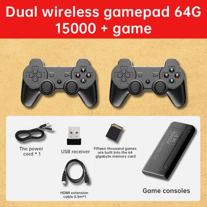 K9 Game Console Home TV Double Battle Simulator 64G Wireless Built-in 15000 Games - free shipping - PMC Jewellery - Order now!