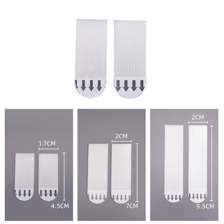 10pcs Picture Hanging Strips Hook and Loop Tape Picture Hanger 4.5x1.7cm - Adhesives & Sealers by PMC TechLife | Online Shopping South Africa | PMC TechLife