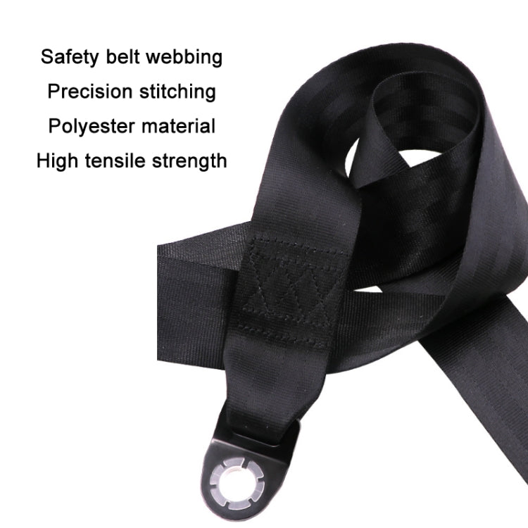 Universal 3-point Car Retrofit Seat Belt With Emergency Locking(Iron Buckle) - Seat Belts & Padding by PMC TechLife | Online Shopping South Africa | PMC TechLife | Buy Now Pay Later Mobicred