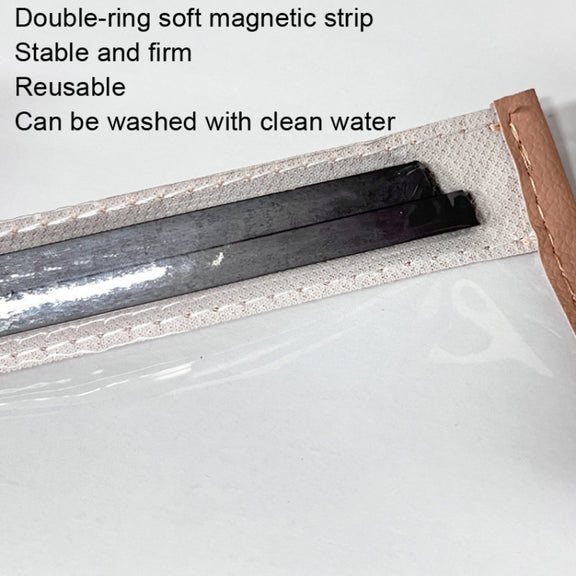 Electric Vehicle Charging Port Magnetic Transparent Rain Cover(Green)