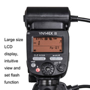 For Canon TTL Oral Insect Insect Teeth Ring Light YONGNUO YN-14EX II Macro Ring Flash Speedlite