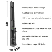 YONGNUO YN660 RGB Standard Version+Power Adapter Colorful Stick Light Hand Holds LED Photography Fill Lights