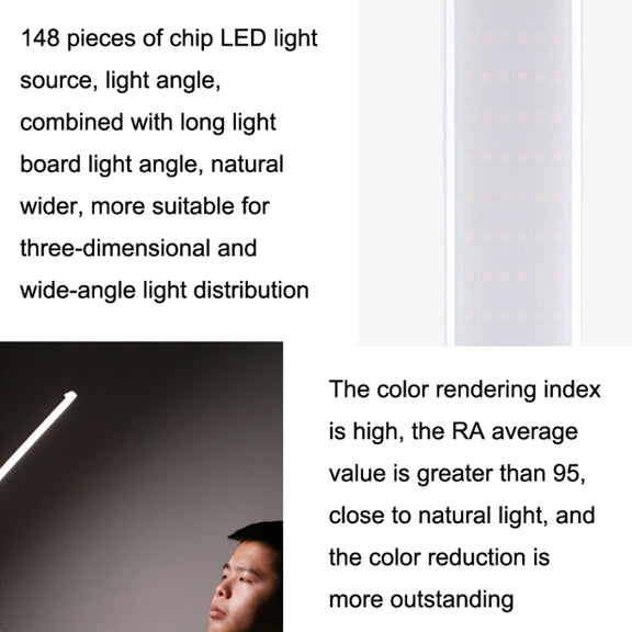 YONGNUO YN360S SLR LED Fill Light Stick Handheld Camera Lights External Photo Lamp, Style: Standard+Power Supply