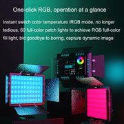YONGNUO YN300IV Four Generations RGB Full Color Photography Lamp Double Color LED Fill Light, Style: Standard