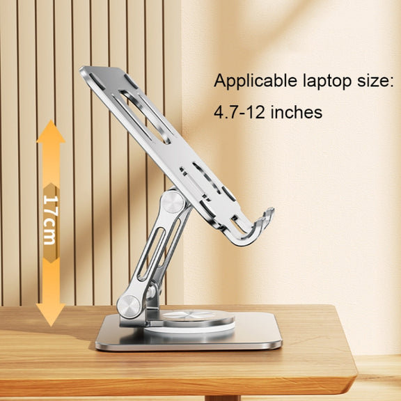 SP-026 360-degree Rotating Universal Desktop Tablet Folding Bracket(Silver)