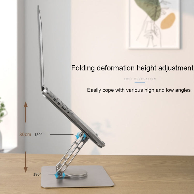 Multifunctional Desktop Foldable Rotating Laptop Cooling Bracket, Spec: SP-086 (Silver)
