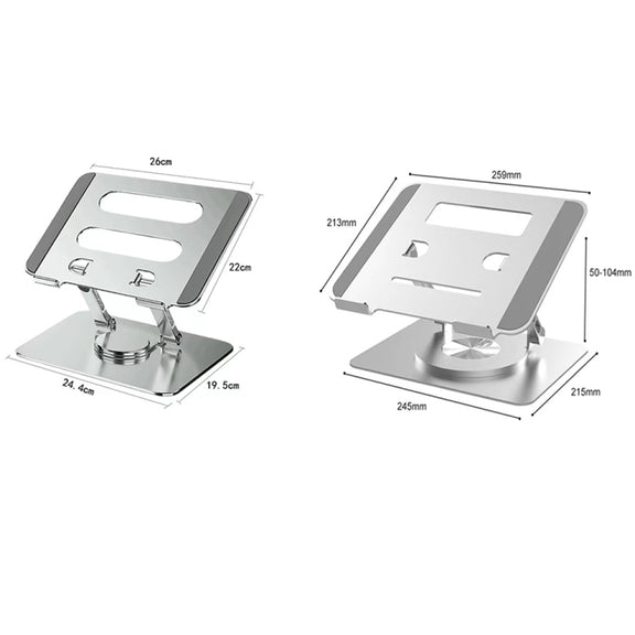 Multifunctional Desktop Foldable Rotating Laptop Cooling Bracket, Spec: SP-086 (Gray)