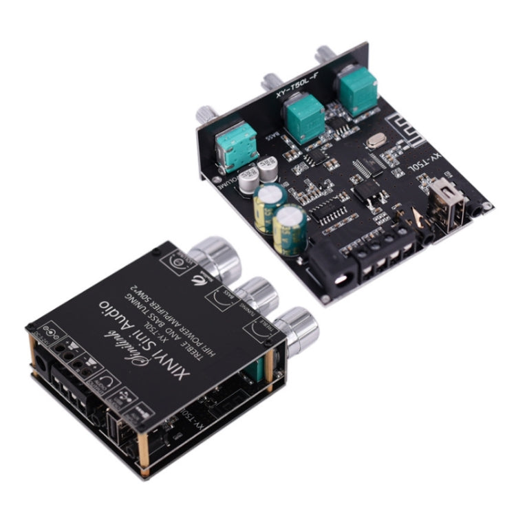 XY-T50L 12V Bluetooth 5.0 Audio Digital Class D Receiver Module With Amplifier - Breadboard / Amplifier Board by PMC TechLife | Online Shopping South Africa | PMC TechLife