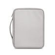 Baona BN-Q015 Leather Waterproof Shock Absorbing Handheld Tablet Bag, Size: 10.9 inches(Gray) - Protective Bag by Baona | Online Shopping South Africa | PMC TechLife | Buy Now Pay Later Mobicred