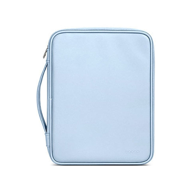 Baona BN-Q015 Leather Water-resistant Shock Absorbing Handheld Tablet Bag, Size: 10.9 inches(Blue)