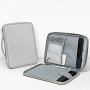 Baona BN-Q015 Leather Water-resistant Shock Absorbing Handheld Tablet Bag, Size: 10.9 inches(Apricot)