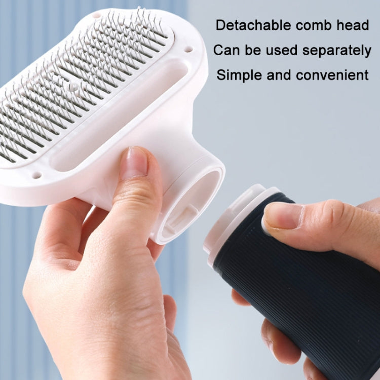 3 in 1 600W Pet Electric High Wind Hair Removal Blowing Combs, Specification: US Plug 110V(Pink)