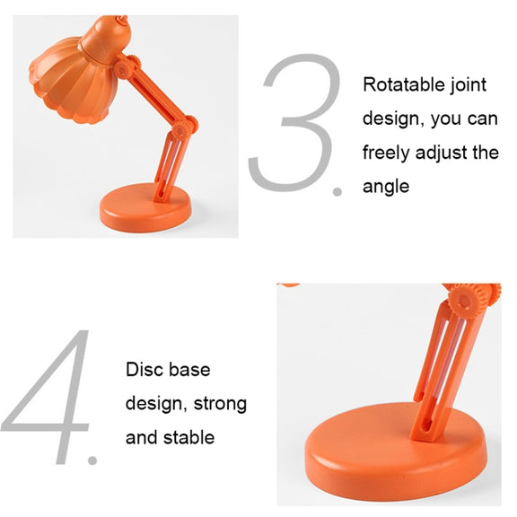 Flower Shape LED Mini Magnetic Table Lamp Foldable Bedside Night Light(09A Yellow)
