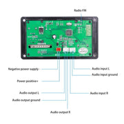 D006BT Bluetooth MP3 Decoder U Disk Playback Audio Amplifier Board(Small RC)