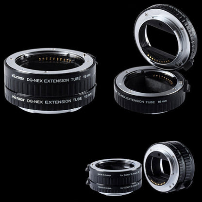 For Sony VILTROX DG-NEX Camera Automatic Close-Up Ring Macro Ring Set - free shipping - PMC Jewellery - Order now!