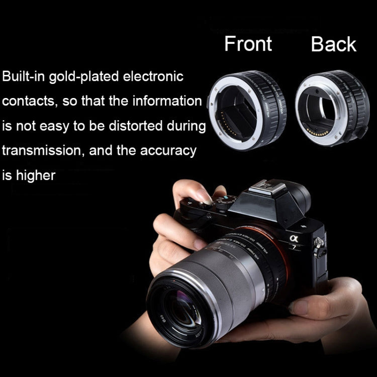For Sony VILTROX DG-NEX Camera Automatic Close-Up Ring Macro Ring Set - free shipping - PMC Jewellery - Order now!