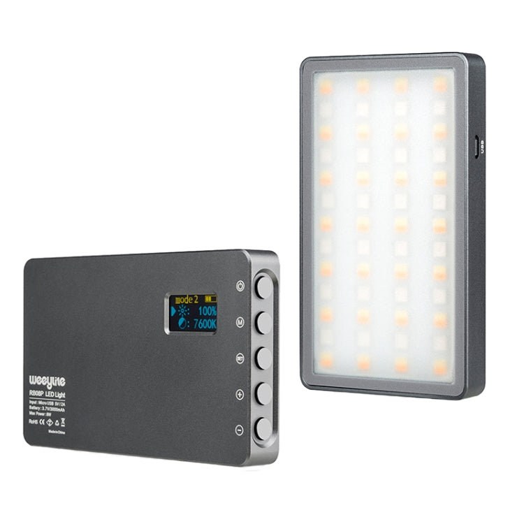 Weeylite RB08P 52LEDs RGB Colorful Light Effect Mini Photography Fill Light - free shipping - PMC Jewellery - Order now!