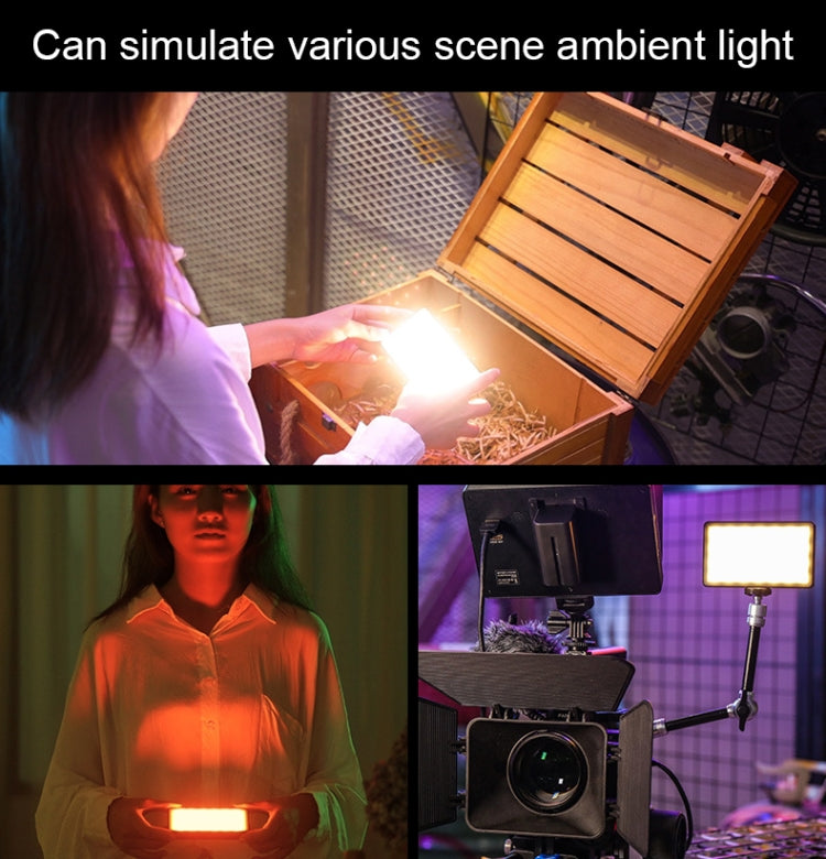 Weeylite RB08P 52LEDs RGB Colorful Light Effect Mini Photography Fill Light - free shipping - PMC Jewellery - Order now!